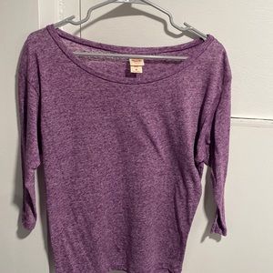 Mossimo purple half sleeve top — size medium
